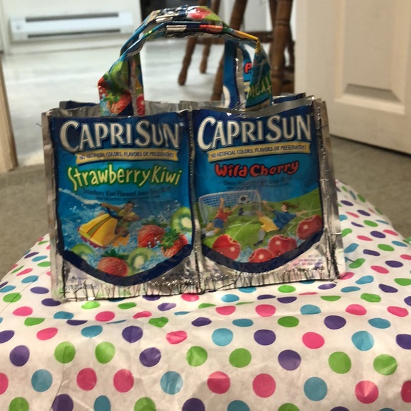 Handmade Capri Sun/Juice Pouch Lunch Bag/Purse - Picture 9 of 9